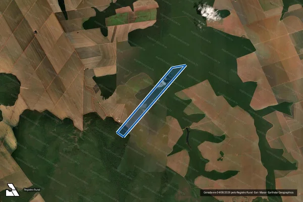 Imagem de satélite de Gleba Pilãozinho ? Lote nº 05 - Mat. nº 16616 ? Título nº 045989 (Lote nº 05) em Nova Mutum - MT