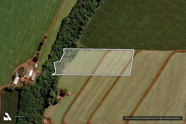 Imagem de satélite de Lote Rural nº 41.A.6 - Parte 1 em Toledo - PR
