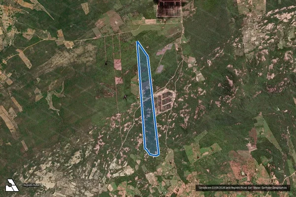 Imagem de satélite de SÍTIO CABEÇA DANTAS - ÁREA DESMEMBRADA em Flores - PE