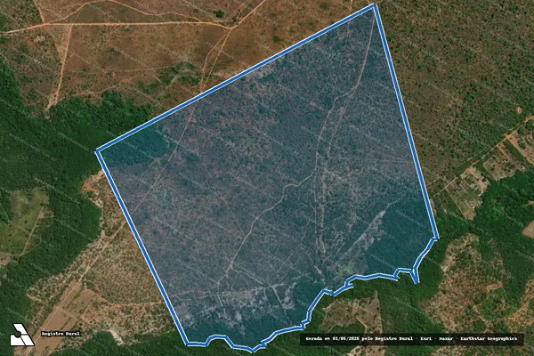 Imagem de satélite de LOTE 188 - GL. BOA ESPERANÇA - FAZ. CAMPOS LINDO - FAZENDA CAMPOS LINDO em Araguaína - TO