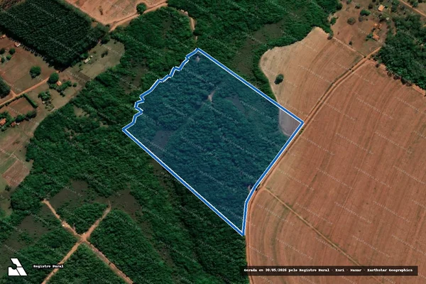 Imagem de satélite de FAZENDA SANTA CRUZ - GLEBA 1C em Arealva - SP