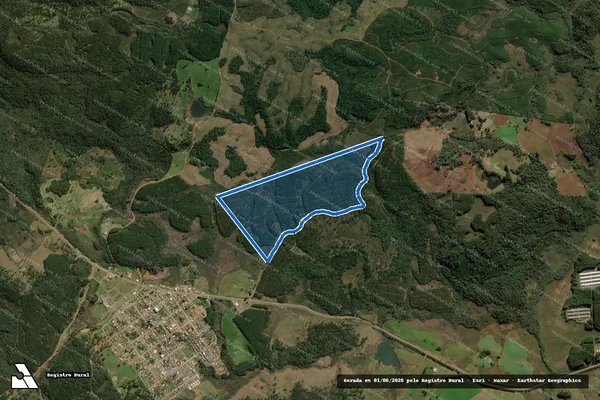 Imagem de satélite de FAZENDA DONA ROZALINA - Gleba A em Calmon - SC