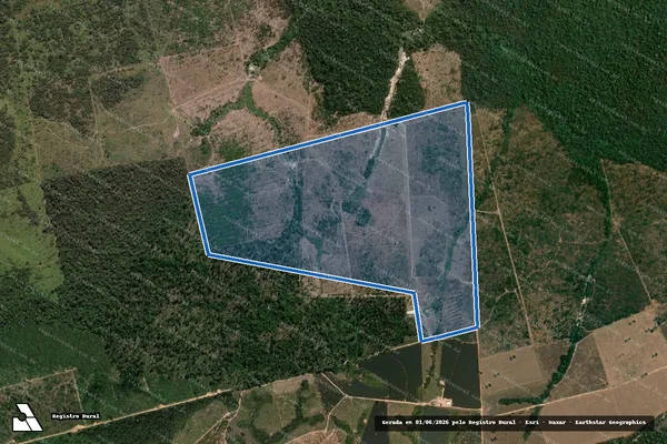 Imagem de satélite de FAZENDA CAJU  - FAZENDA CAJU em Novo Progresso - PA