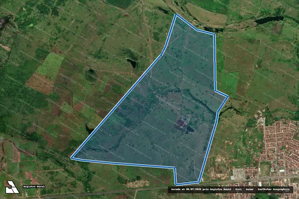 Imagem de satélite de FAZENDA MACACOS - Parte 1 em Santo Antônio - RN