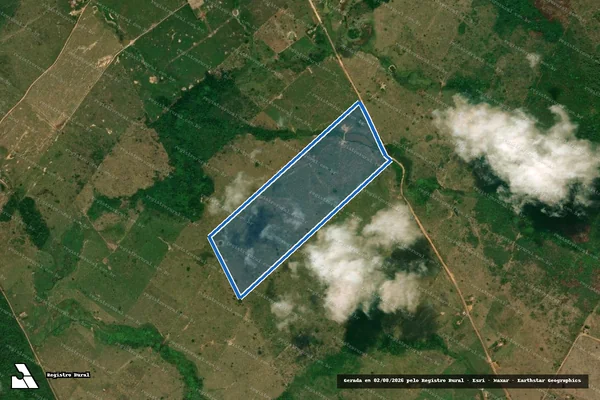 Imagem de satélite de P A SERRA AZUL -  LOTE 37 - Parte 1 em Marabá - PA