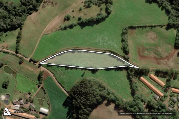 Imagem de satélite de SITIO DEON 3 - Gleba 02 em Videira - SC