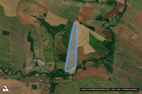 Imagem de satélite de SITIO ÁGUA DO BARREIRO  - SITIO ÁGUA DO BARREIRO GLEBA B em Pederneiras - SP