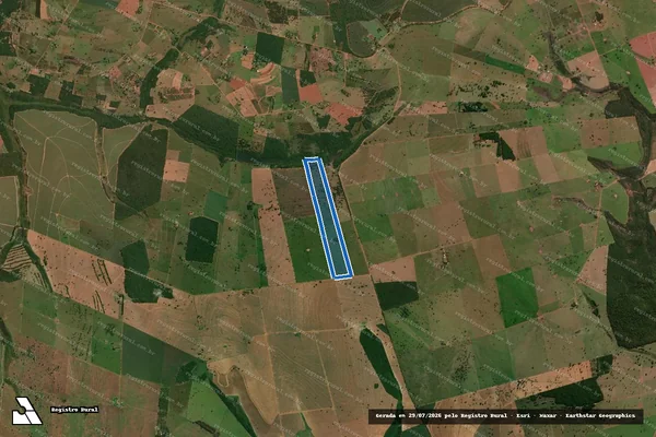Imagem de satélite de Estância Wilson JR - Gleba A em Rancharia - SP