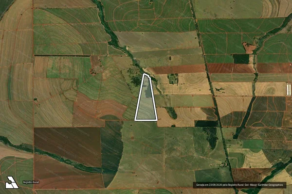 Imagem de satélite de FAZENDA PANORAMA I/A-RESERVA LEGAL - Matrícula 23.034 em Santo Inácio - PR