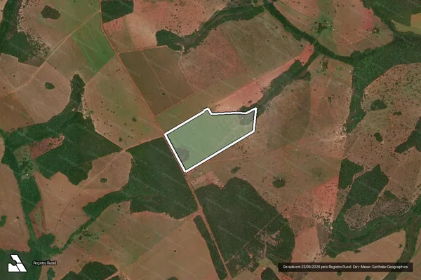 Imagem de satélite de Fazenda Pontal - Gleba 14 em Serranópolis - GO