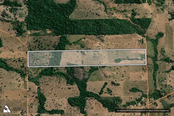 Imagem de satélite de PROJETO DE ASSENTAMENTO SÃO PEDRO – LOTE Nº 723