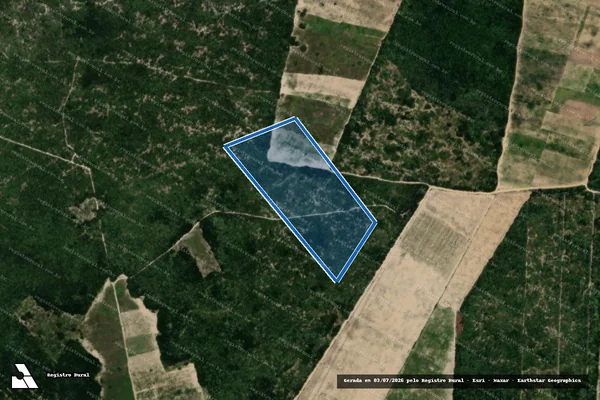 Imagem de satélite de Projeto de Assentamento Chico Mendes III ? Lote 10 - Lote 10 em Vera Cruz - RN