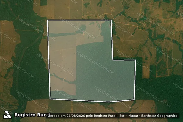 Imagem de satélite de Fazenda Bom Futuro da Gleba São Sebastião II