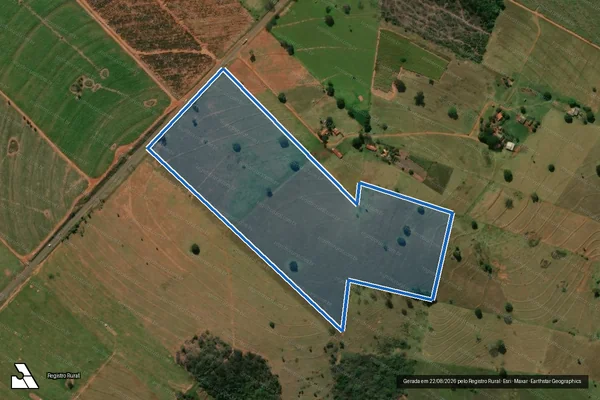 Imagem de satélite de Estancia Pau Dalho ? 01 - Parte 1 em Loanda - PR
