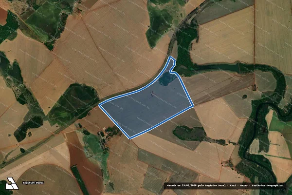 Imagem de satélite de FAZENDA POSSE - Gleba 02 em Acreúna - GO