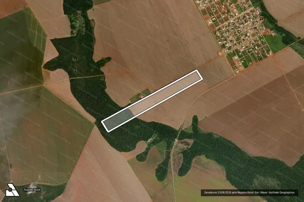 Imagem de satélite de Fazenda Medianeira II - PARTE 1 em Santo Antônio do Leste - MT