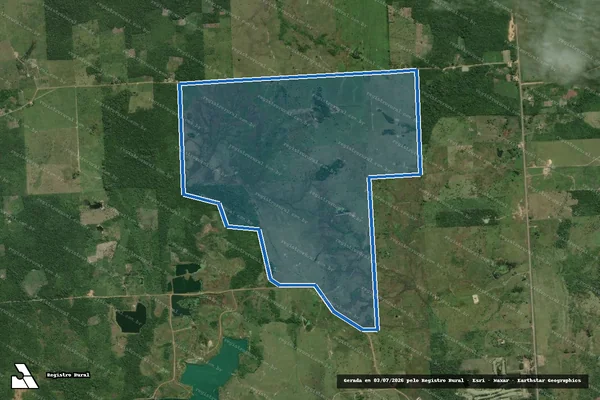 Imagem de satélite de FAZENDA COLONIA PEDRO TEIXEIRA - Parte 2 em Peixe-Boi - PA