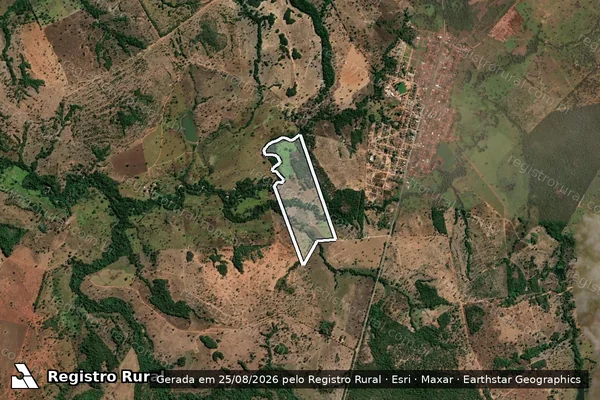 Imagem de satélite de FAZENDA SOM DO BERRANTE II - PARTE 4 em Montividiu do Norte - GO