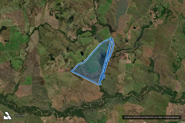 Imagem de satélite de Fazenda São João em São Pedro do Sul - RS