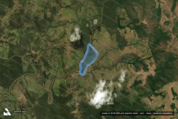 Imagem de satélite de FAZENDA IGUAÇÚ em Poxoréu - MT