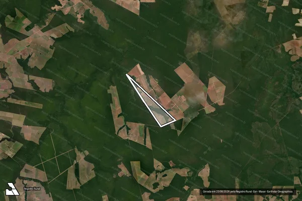 Imagem de satélite de Fazenda Panorama - Lote ? Fazenda California em Nova Maringá - MT