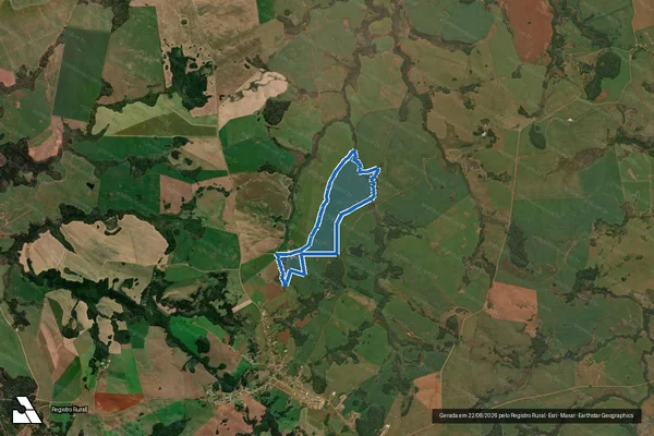 Imagem de satélite de Fazenda Baseggio Zanatta - Celso Zanatta em Capão Bonito do Sul - RS