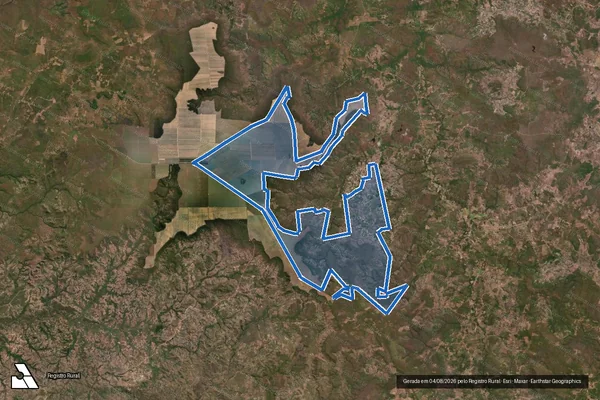 Imagem de satélite de Fazenda Chapada Grande IV - Parte 1 em Regeneração - PI