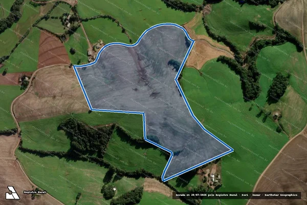 Imagem de satélite de PROPRIEDADE ZEN - Posse LOTE RURAL SEM DENOMINAÇÃO em Ipiranga do Sul - RS