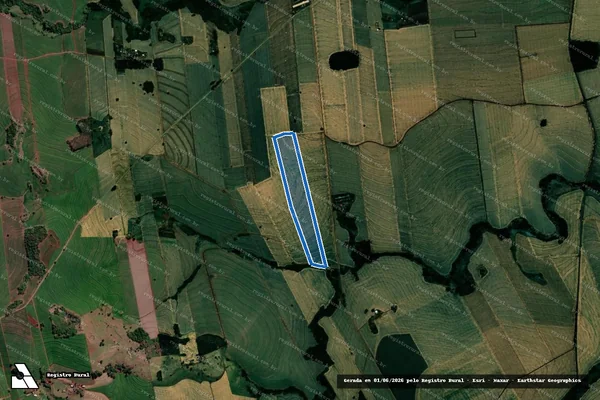 Imagem de satélite de Sitio Santa Luzia X - Gleba A em Sertanópolis - PR