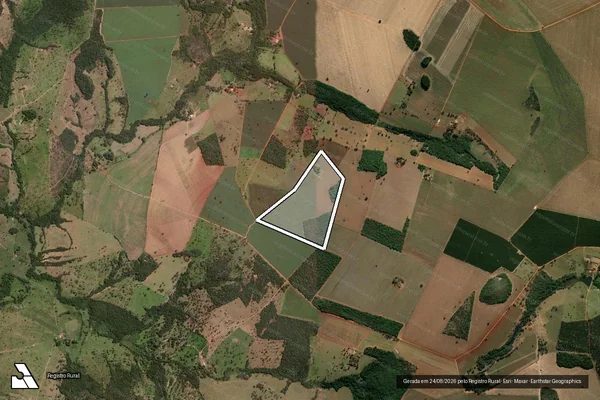 Imagem de satélite de FAZENDA SUCURI - 001 em Ipameri - GO