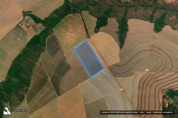 Imagem de satélite de FAZENDA KAISER I-B - Parte 1 em Tesouro - MT