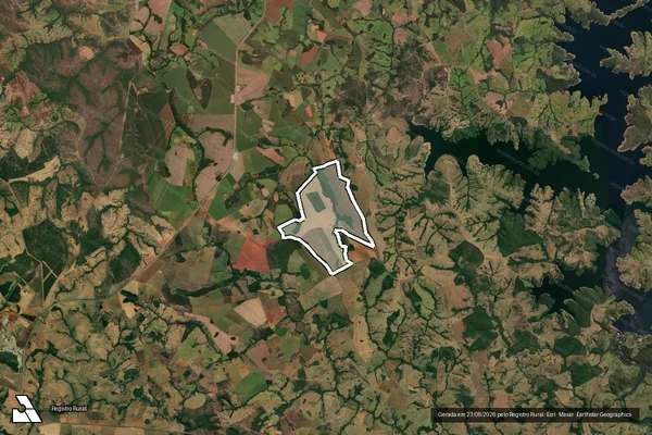 Imagem de satélite de Fazenda Pires e São Domingos - Gleba 01 em Catalão - GO