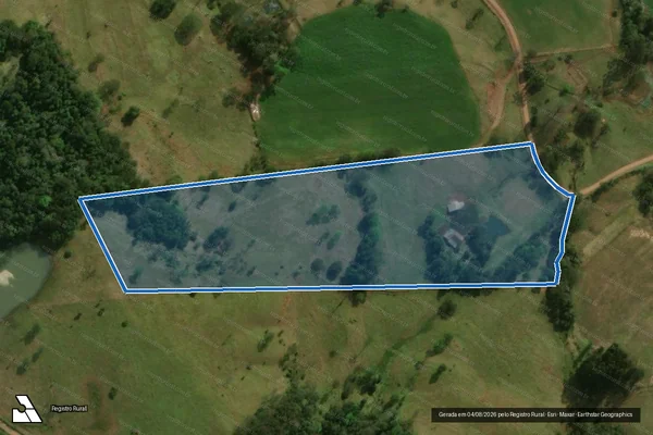 Imagem de satélite de Parte do Lote Rural n.34 - Gleba 02 em Guarujá do Sul - SC