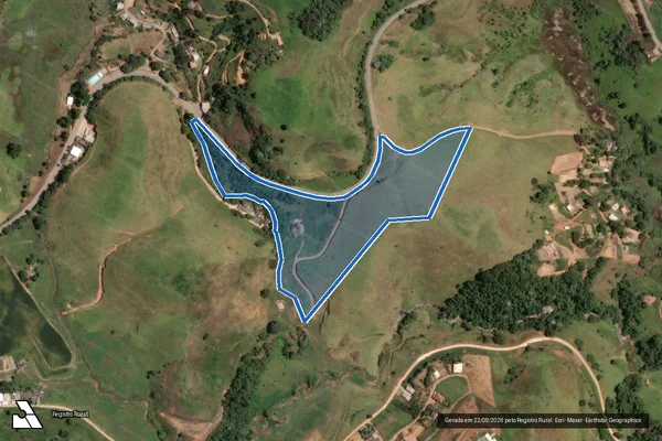 Imagem de satélite de FAZENDA CACHOEIRA ALEGRE - TOTAL em Alegre - ES