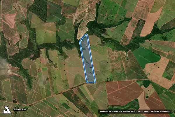Imagem de satélite de FAZENDA ESPERANÇA - Matrícula 14.416 em Rondon - PR