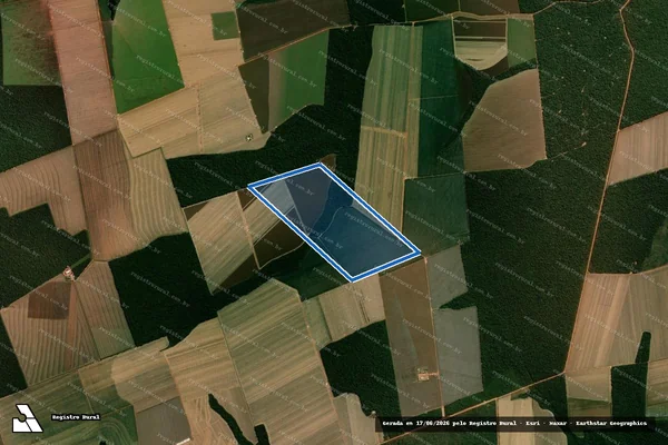 Imagem de satélite de Fazenda Nossa Senhora  Aparecida IV - Parte 1 em Nova Maringá - MT