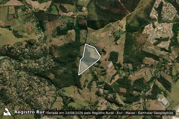Imagem de satélite de FAZENDA - MINELLI em Itupeva - SP