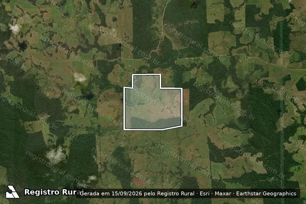 Imagem de satélite de LOTE 32, GLEBA P.XIII- GUAPORÉ, SETOR RIO VERMELHO - LOTE 32 em Colorado do Oeste - RO