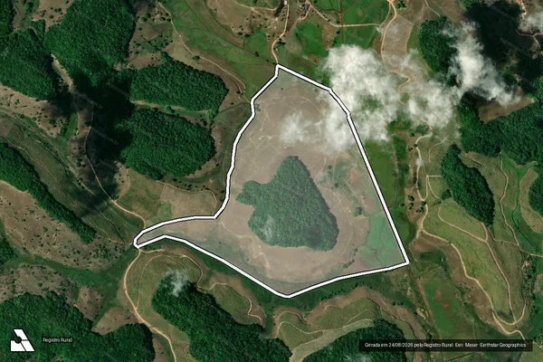 Imagem de satélite de FAZENDA TIBAU em Porto Calvo - AL