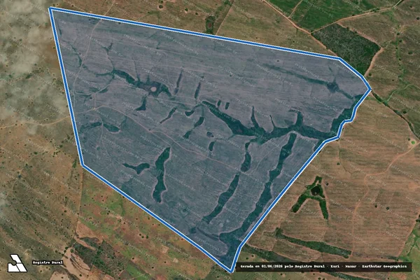Imagem de satélite de FAZENDA JUNCO 01 - Parte 1 em Frei Paulo - SE