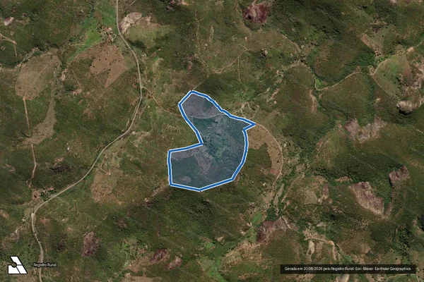 Imagem de satélite de Fazenda Sapucainha - Fazenda Sapucainha em Medina - MG