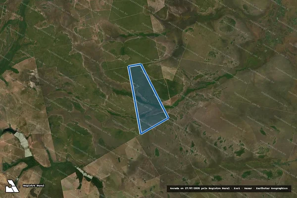 Imagem de satélite de Fazenda Toni - Matricula 546 em Serra Nova Dourada - MT