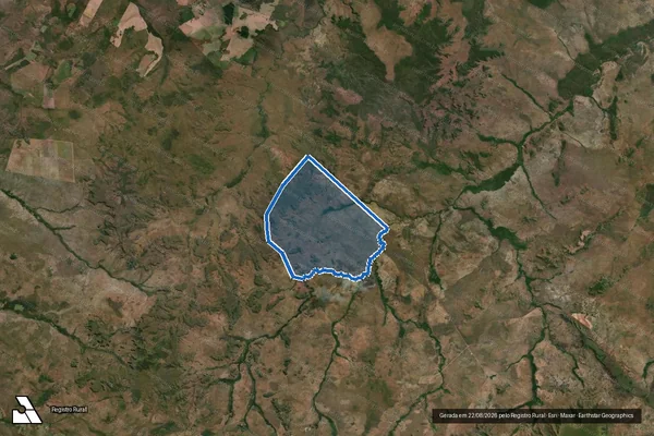 Imagem de satélite de FAZENDA SERRA BRANCA - 001 em Grajaú - MA