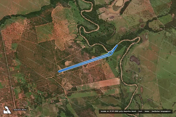 Imagem de satélite de FAZENDA MANGUES - Gleba 01-D em Buritis - MG