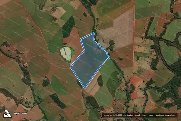 Imagem de satélite de Fazenda Boa Vista/Retiro  - Gleba B em Conceição das Alagoas - MG