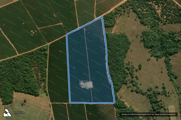 Imagem de satélite de FAZENDA SÃO JOÃO - Parte 1 em Araguari - MG
