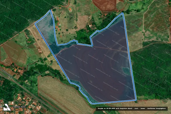 Imagem de satélite de SITIO VÓ PIERINA - Parte 3 em Jaú - SP