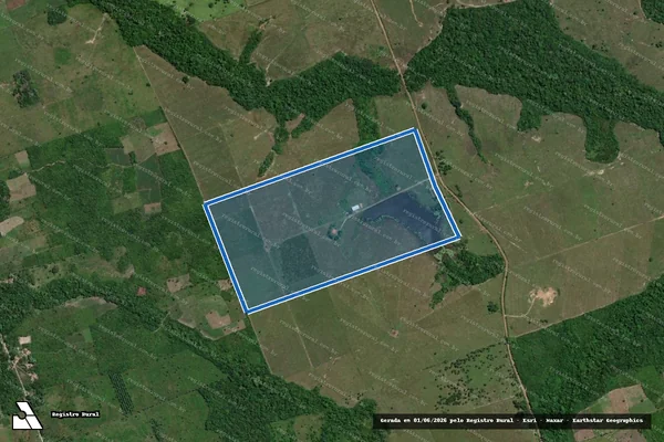 Imagem de satélite de Fazenda Bandeira Branca I_Parcela 02 - FAZENDA BANDEIRA BRANCA em Santa Maria do Pará - PA