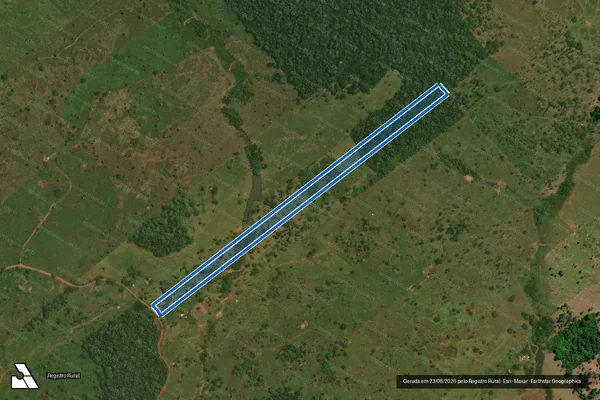 Imagem de satélite de Lote 34-A - Parcela 03 da Gleba 20-E do PICOP - PARCELA 03 em Nova União - RO