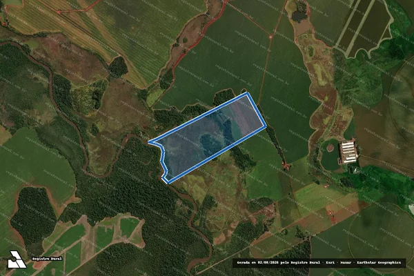 Imagem de satélite de FAZENDA SANTA NEUZA - Parte 01 em Dourados - MS
